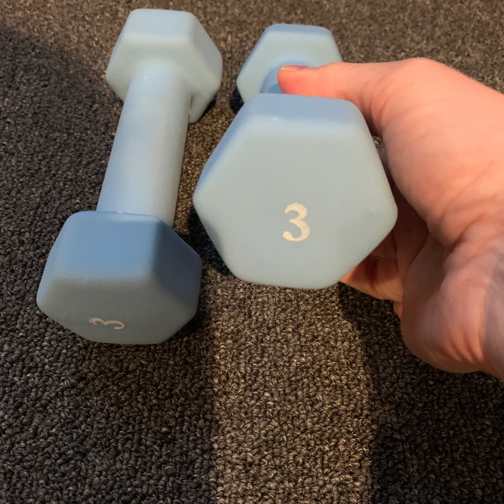 3 lb weight dumbbells